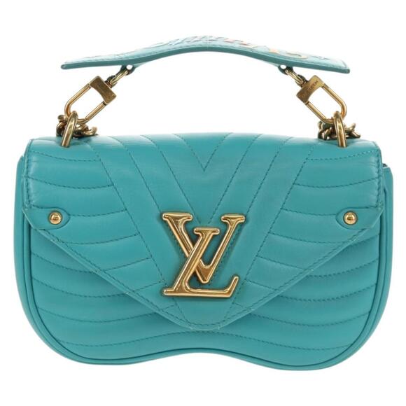 LOUIS VUITTON New Wave PM Heart bag Bag Turquoise Blue M51936 LV Auth 157113M - Picture 13 of 16